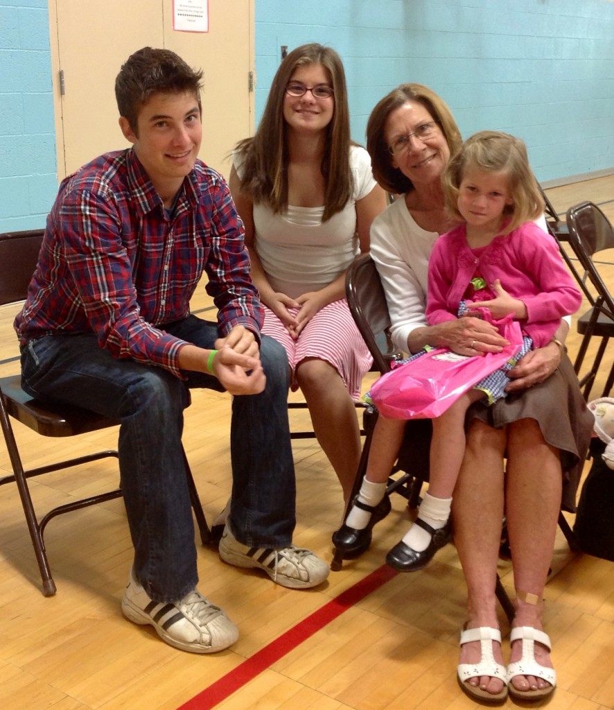 Graduation photo op with Grandma